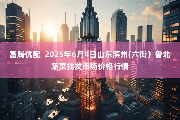 富腾优配  2025年6月4日山东滨州(六街）鲁北蔬菜批发市场价格行情