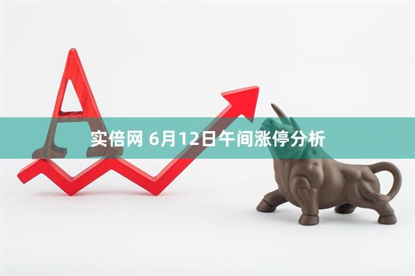 实倍网 6月12日午间涨停分析