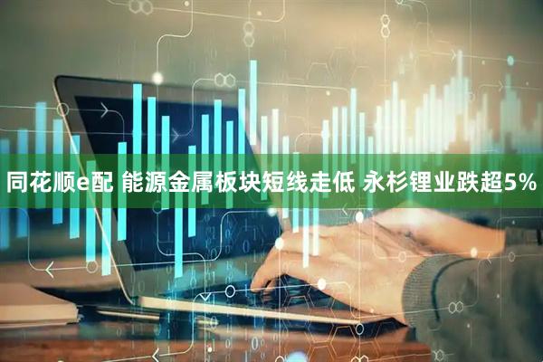同花顺e配 能源金属板块短线走低 永杉锂业跌超5%